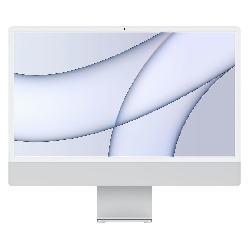 Apple iMac (2021) 24" 256 Go Argent (MGTF3FN/A-M1-8/7-MKPN)