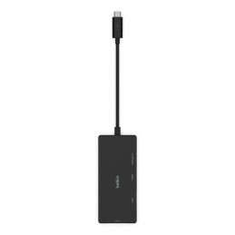 Belkin Adaptateur USB-C avec 1x HDMI 4K, 1x DisplayPort, 1x DVI, 1x VGA - AVC003BTBK