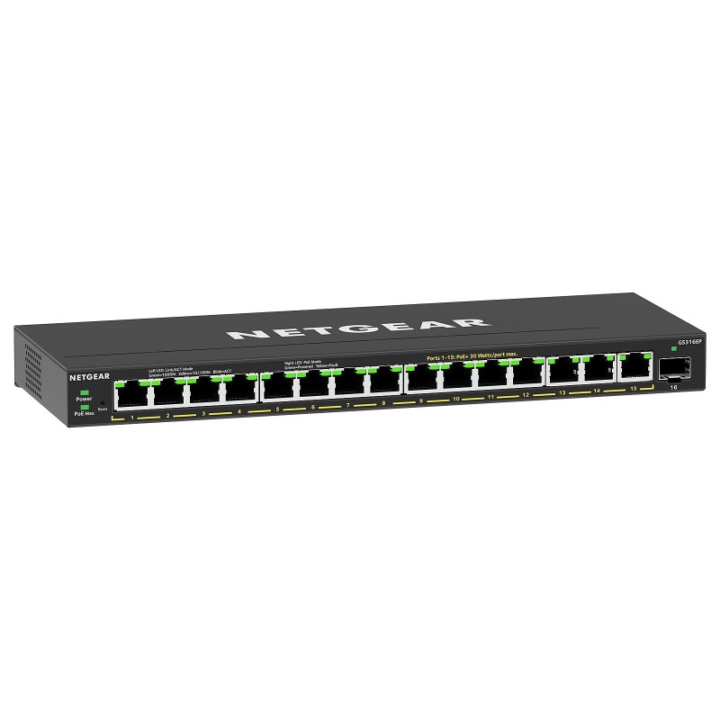 Netgear GS316EP - 15ports