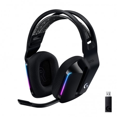 Micro-casque - Logitech G733 Lightspeed (Noir)