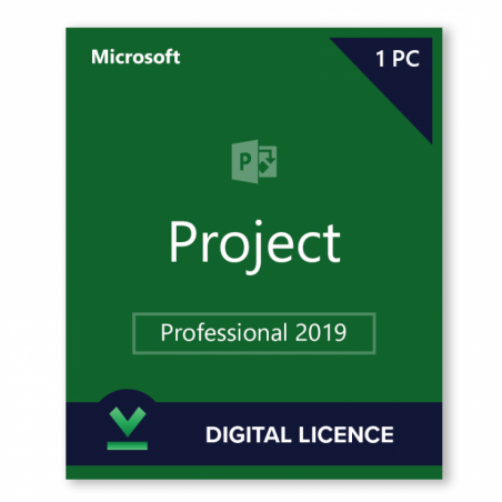 Microsoft Project Professionnel 2019 - 1PC - 32/64 - français