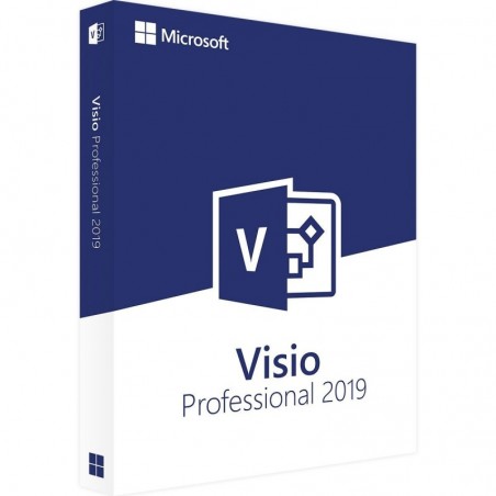 Microsoft Visio 2019 Professional - 1 utilisateur / 1 licence -