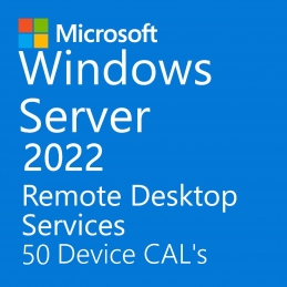 Windows Server 2022 Remote Desktop Services (RDS) – 50 Device