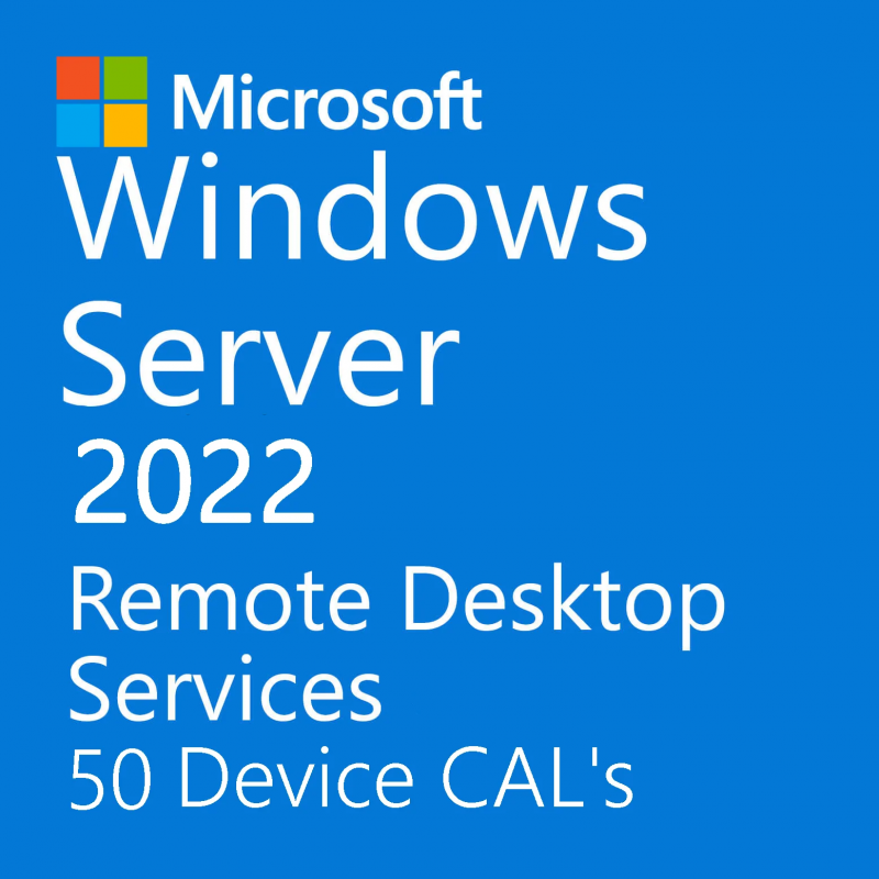 Windows Server 2022 Remote Desktop Services (RDS) – 50 Device Windows Server 2022 Remote Desktop Services (RDS) – 50 Device