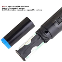 Microphone sans fil à main Bom V-102 VM