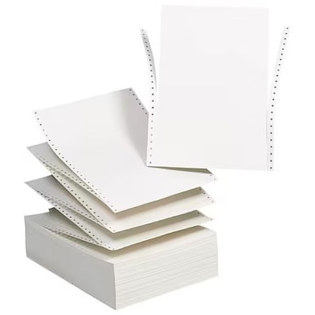 Papier Listing blanc 2 exemplaires 240x11 - carton de 1000