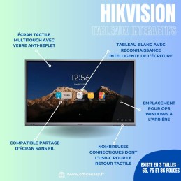 HikVision DS-D5B86RB/D - 86 pouces