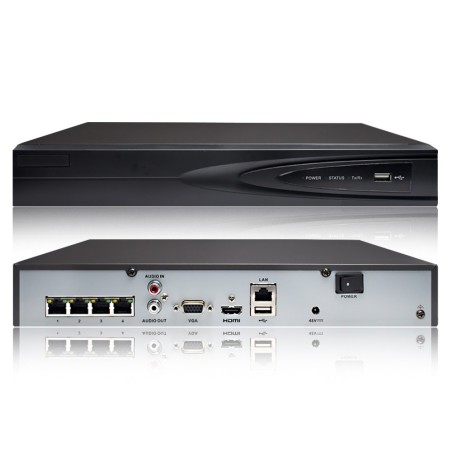 NVR 4 canaux 1U 4K DS-7604NI-K1