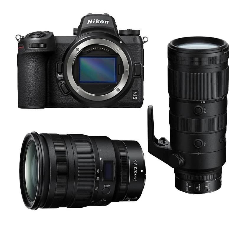 Nikon Z6 III + objectifs NIKKOR Z 24-70mm f/2.8 S et 70-200mm Nikon Z6 III + objectifs NIKKOR Z 24-70mm f/2.8 S et 70-200mm