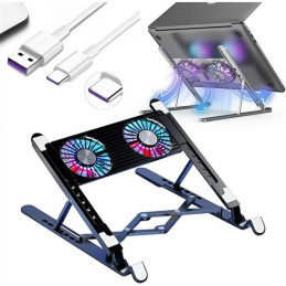 Support d'ordinateur portable avec ventilateur de
