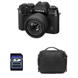 FUJIFILM X-T50 NOIR + 15-45 + Sac + Carte SD 8 Go