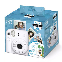 Fujifilm Instax mini 12 Blanc Pack iconique