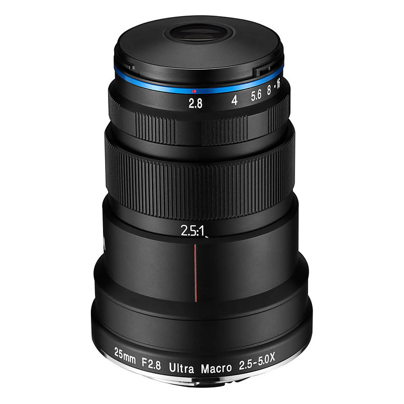 LAOWA Objectif 25mm f/2.8 2,5-5x Ultra Macro Compatible avec