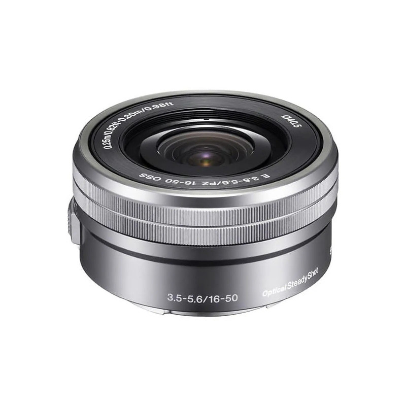SONY Objectif SEL E PZ 16-50mm f/3.5-5.6 OSS Silver zoom