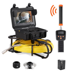 VEVOR Caméra Inspection Canalisation avec Localisateur 512 Hz