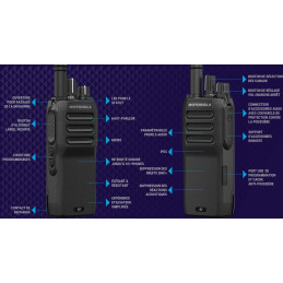 Motorola R2 Numérique UHF - Talkie Walkie
