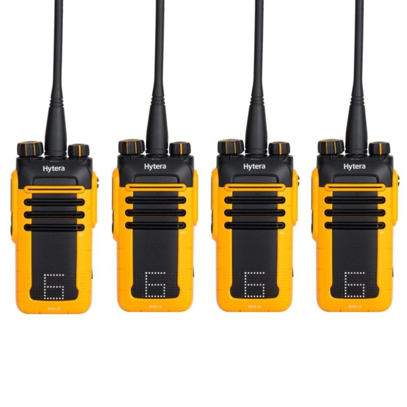 Talkie Walkie Pack Quatro Hytera BD615 UHF Talkie Walkie Pack Quatro Hytera BD615 UHF