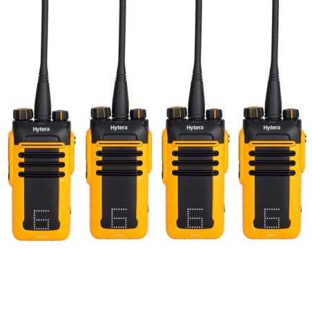 Talkie Walkie Pack Quatro Hytera BD615 UHF