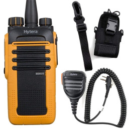 Talkie Walkie Pack radio UHF BTP BD615 + Micro haut-parleur +