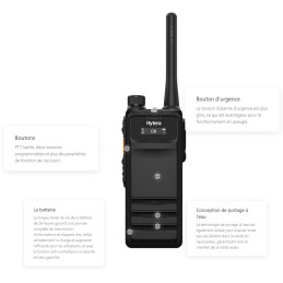Talkie Walkie Hytera HP705 UHF PTI Bluetooth GPS