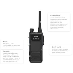 Hytera HP605 VHF PTI Bluetooth GPS