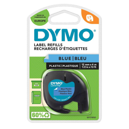 Dymo ruban 24mm x 7m - Noir/bleu