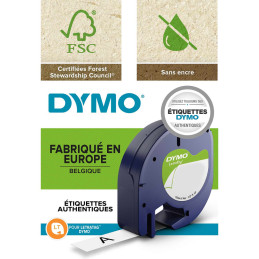 Dymo ruban 24mm x 7m - Noir/bleu