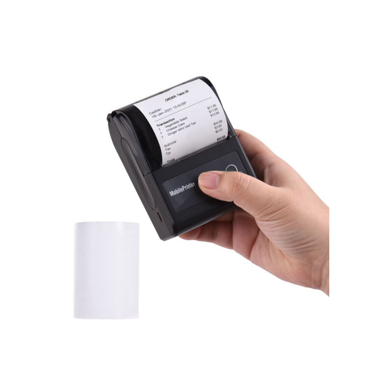 Imprimante Ticket de Caisse de reçu Bluetooth portable AQ-58BL