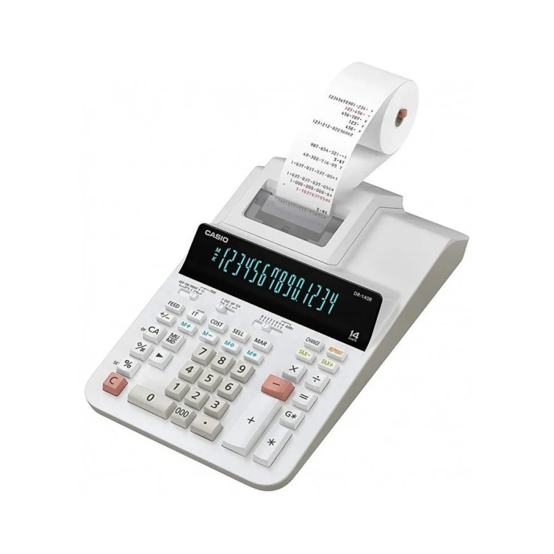 Imprimante Ticket de Caisse Casio DR-140R calculatrice Imprimante Ticket de Caisse Casio DR-140R calculatrice