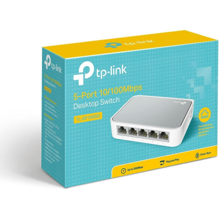 Switch TP-Link Ethernet 8 Ports 10/100 Mbps TL – Blanc