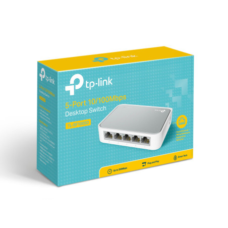 Switch TP-Link TL- 5 Ports 10/100 Mbps-Blanc