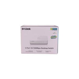 Switch D-Link – 5 Ports DES-1005C 10/100mbps Ethernet – Blanc