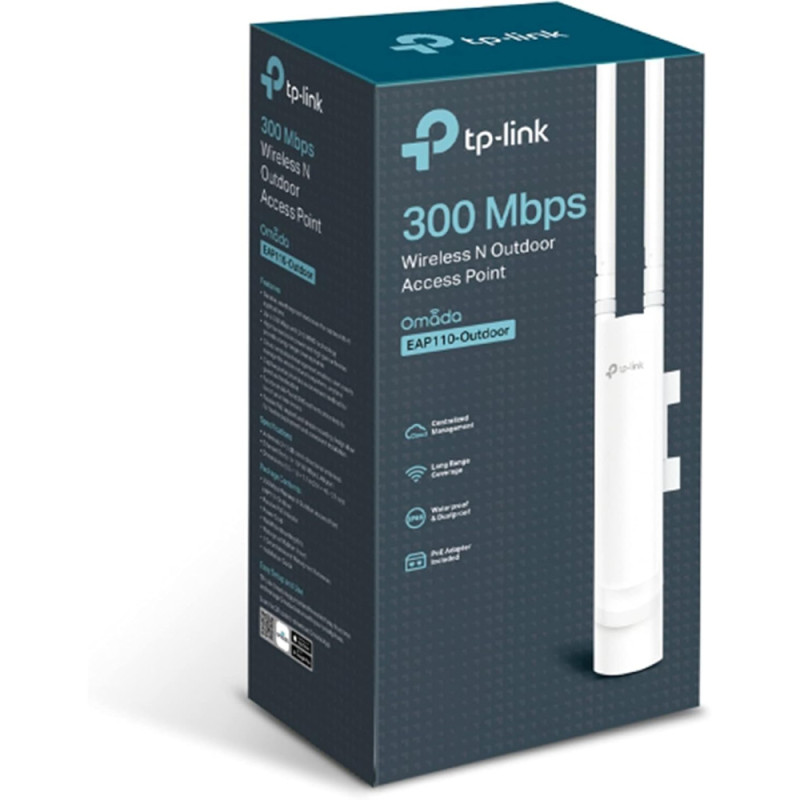 Point d'accès TP-Link EAP110 WiFi N 300 Mbps Extérieur