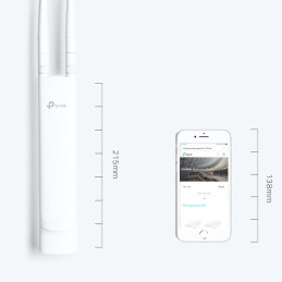 Point d'accès TP-Link EAP110 WiFi N 300 Mbps Extérieur