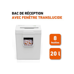 Destructeur de Documents IDEAL Professionnel 20L-8250