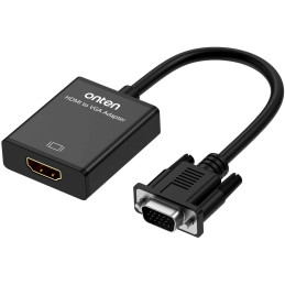 Adaptateur Audio - Video - VGA Mâle Vers HDMI Femelle