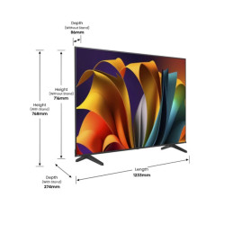 Téléviseur Hisense TV 55 pouces-4K VIDAA Smart Tv