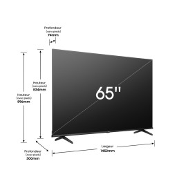 Téléviseur Hisense 65 Pouces -4K - Ultra HD - Smart Tv