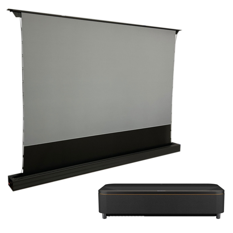 Vidéoprojecteur 4K Epson EH-QS100 Noir + Oray ALR Série 2 Motorisé ascendant 120"