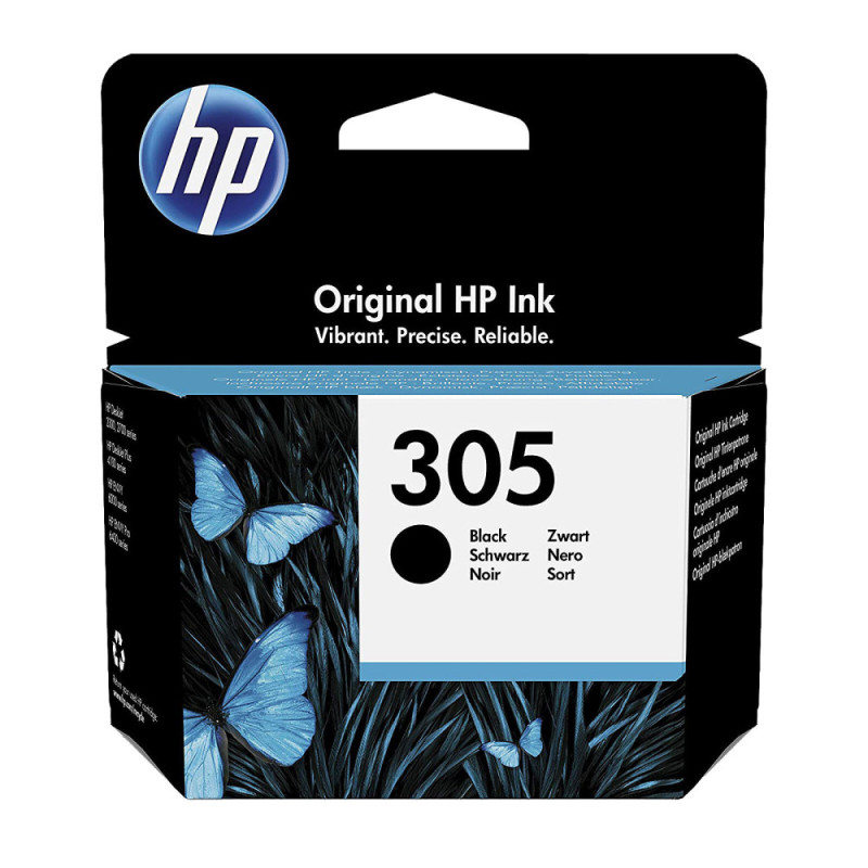 Cartouche D'encre HP 305 noir (3YM61AE) Cartouche D'encre HP 305 noir (3YM61AE)