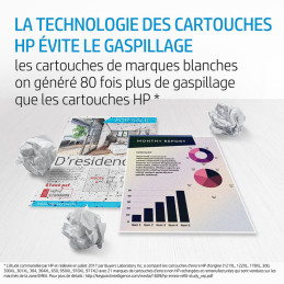 Cartouche D'encre HP 653 noir (3YM75AE)