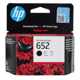 Cartouche D'encre HP 652 noir (F6V25AE)
