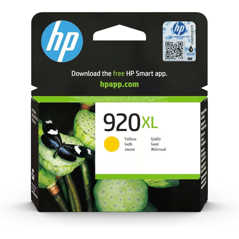 Cartouche D'encre HP 920XL Jaune D'origine (CD974AE) Cartouche D'encre HP 920XL Jaune D'origine (CD974AE)