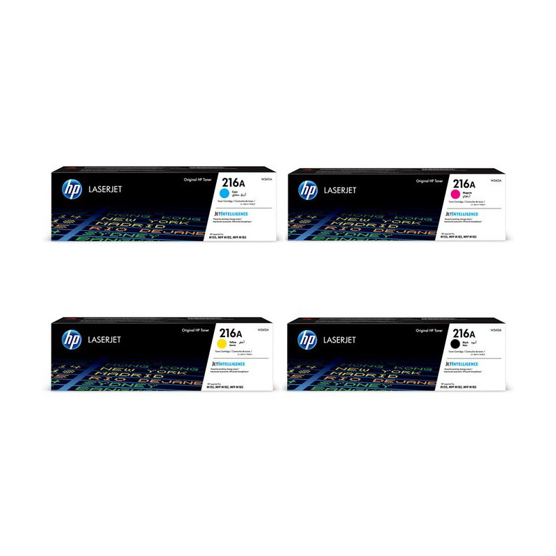 Cartouche de Toner HP 216A - Black, Cyan, Yellow, Magenta Cartouche de Toner HP 216A - Black, Cyan, Yellow, Magenta