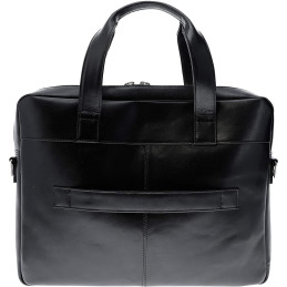 Sac informatique bi-matière noir