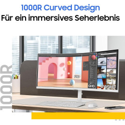 Ecran samsung incurvé ViewFinity S65TC, 34 Pouces - 4K – 100Hz