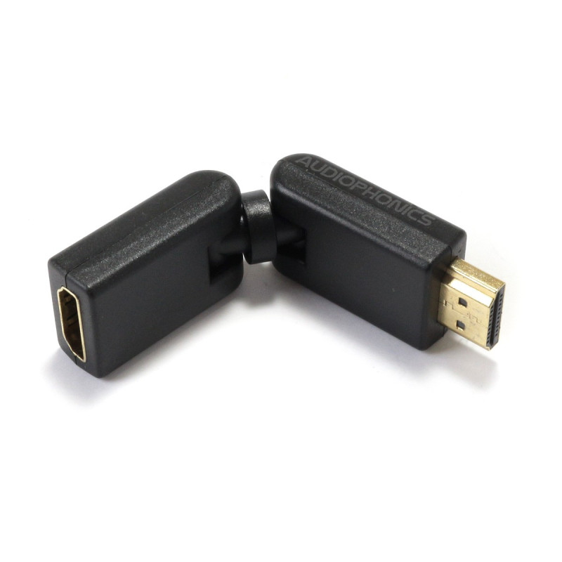 Adaptateur HDMI Mâle / Femelle Flexible – Noir