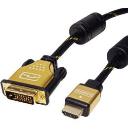 Câble HDMI Mâle Vers DVI Femelle 3m -noir