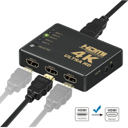Cable HDMI Switch 4k 1080P 5ports