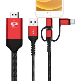 Câble HDTV 3 En 1